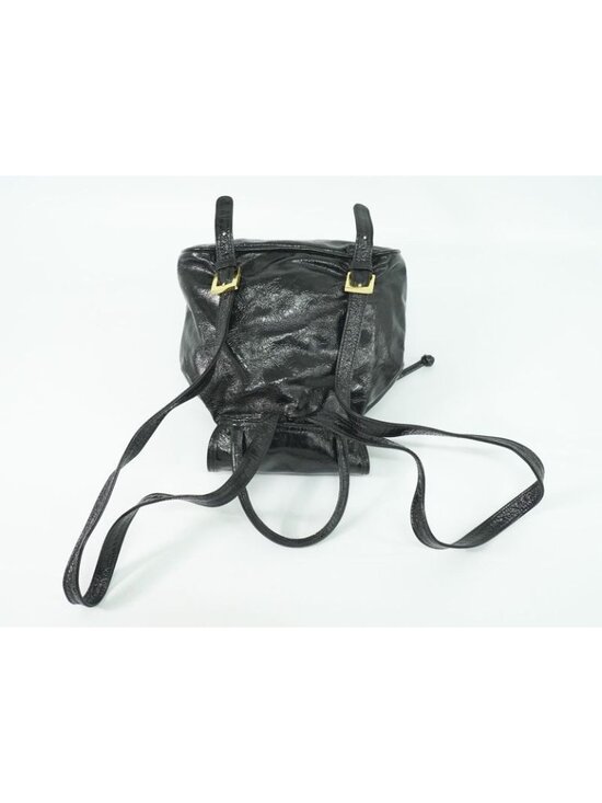 Fendi Patent Leather Backpack Black main image 6